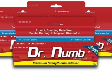 dr numb - cremes anesthesiante USA