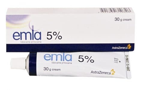 crèmes anethésiante emla