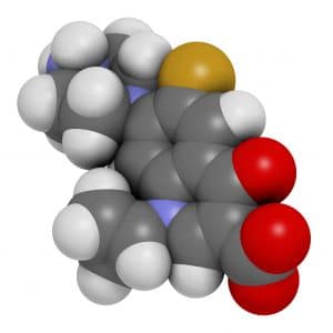 Ciprofloxacine molécule