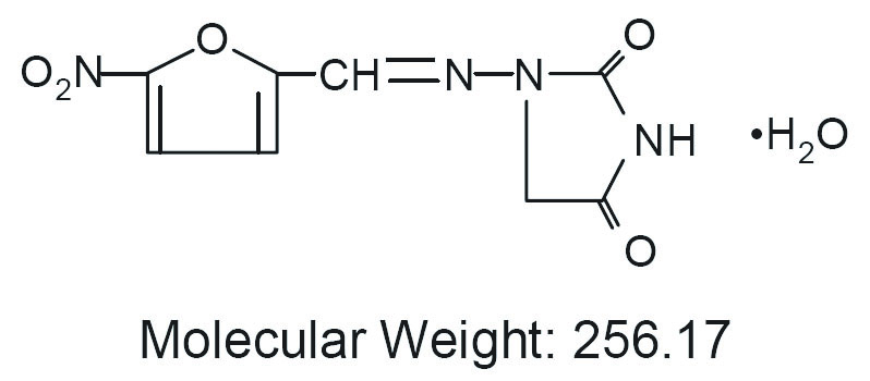 molecule nitrofurantoin 